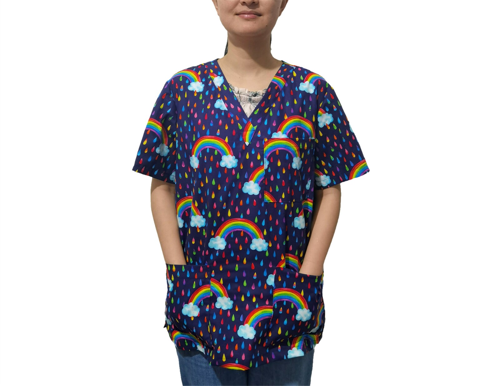 Japanese Scrub TopAnime Scrub TopCute Scrub TopCartoon Etsy