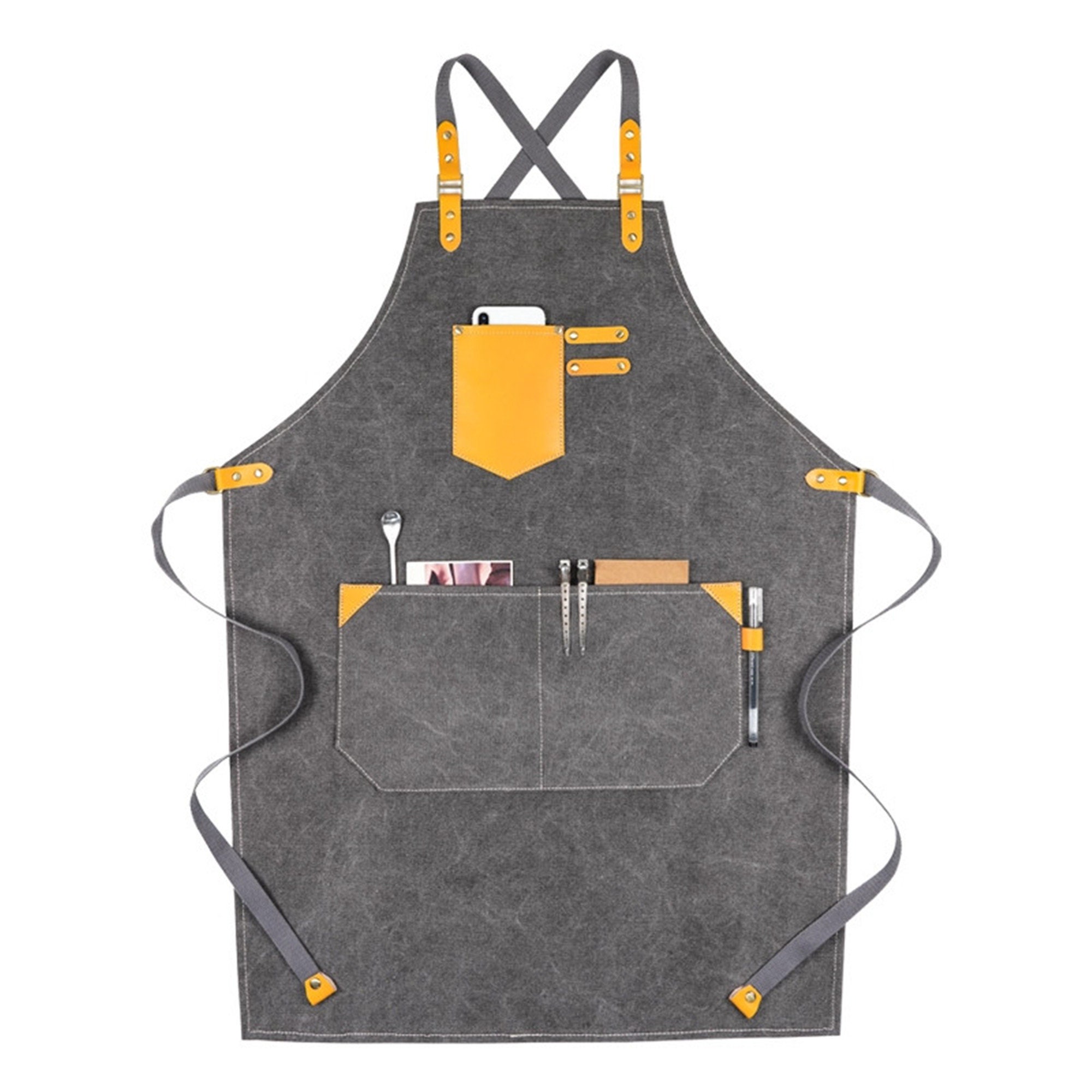 Waiter Waitress Canvas Apron With Pockets/Cool Apron For Women Etsy