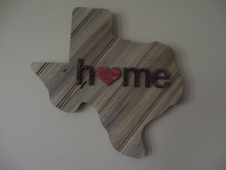Texas Wood Sign Texas Home Decor Texas Rustic Art Texas Etsy