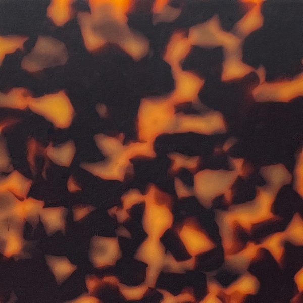 2-Sided Cellulose Acetate Tortoiseshell Sheet, 2.5mm Thickness (1/10")  - Molten Lava (AC1850)