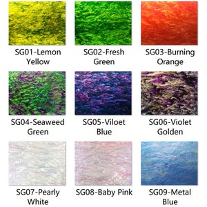 Acrylic (PMMA) Smoky Glittering Sheets, 3.0mm Thickness (.118"), 9 Colors/3 Sizes Available!