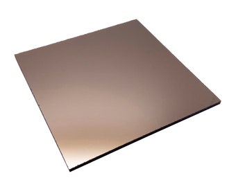Acrylic (PMMA) Pearlescent Metallic Sheet, 3.0mm Thickness (.118") - Bronze (MT13)