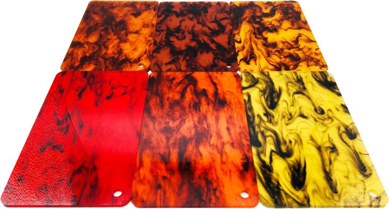 Acrylic 3.0mm Thickness - Scarlet PMMA .118 TI04 Translucent Inking Sheet