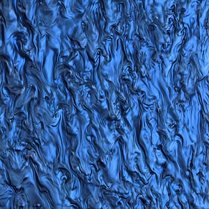 Ocean Blue Pearlescent Ripple Acrylic Sheet 3mm (.118") PMMA Wave Panel | Laser Cut, Jewelry & DIY Crafts