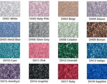 Acrylic (PMMA) Pearlescent Mineral Crystal Sheets, 3.0mm Thickness (.118"), 16 Colors/3 Sizes Available!