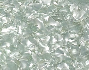 Celadon Pearlescent Mineral Crystal Cast Acrylic Sheet (PMMA) 3mm/.118" | Laser Cut Jewelry Making Supply, Earrings & Pendants Blanks