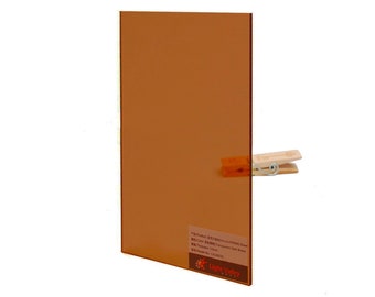 Acrylic (PMMA) Tinted Color Sheet, 3.0mm Thickness (.118") - Copper (584)