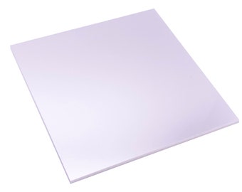 Acrylic (PMMA) Pearlescent Metallic Sheet, 3.0mm Thickness (.118") - Silver White ( MT15)