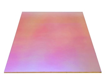 Acrylic (PMMA) Iridescent/Radiant Glossy Sheets, 3.0mm Thickness (.118") - Pink (IG02)