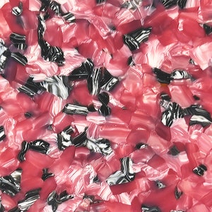 2-Sided Cellulose Acetate Multicolor Sheet, 2.5mm Thickness (1/10")  - Flamingo (AC0490)