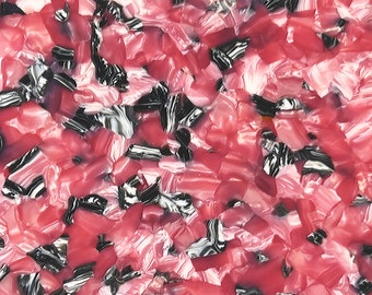 2-Sided Cellulose Acetate Multicolor Sheet, 2.5mm Thickness (1/10")  - Flamingo (AC0490)