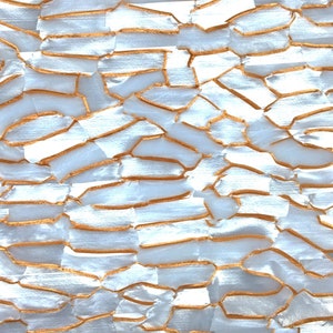 Acrylic (PMMA) Celluloid Fancy Sheet, 3.0mm Thickness (.118") - Tunnel White (CL4031)