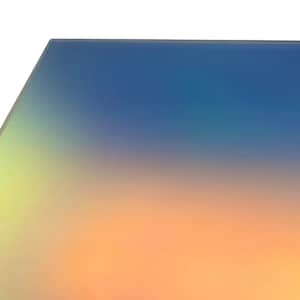 Acrylic (PMMA) Iridescent/Radiant Textured Sheets, 3.0mm Thickness (.118&quot;) - Frosted (IT01)