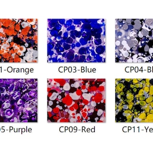 Feuille à bulles multicolores en acrylique (PMMA), 3,0 mm d&#39;épaisseur (118&quot;), 6 couleurs/11 tailles disponibles !