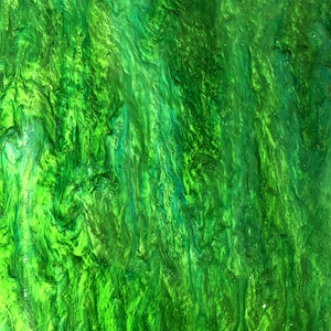 Grass Green Ripple Glitter Acrylic Sheet 3.0mm (0.118") | Sparkle PMMA for Laser Cut, Jewelry, Resin & DIY Crafts