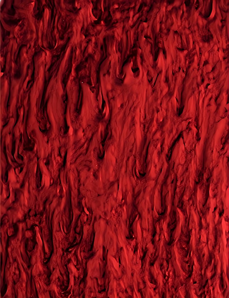 Red Pearlescent Ripple Acrylic Sheet 3mm (.118") PMMA Wave Panel | Laser Cut, Jewelry & DIY Crafts image 1