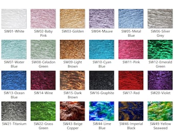 Acrylic (PMMA) Pearlescent Ripple/Stream Sheets, 3.0mm Thickness (.118"), 24 Colors/3 Sizes Available!