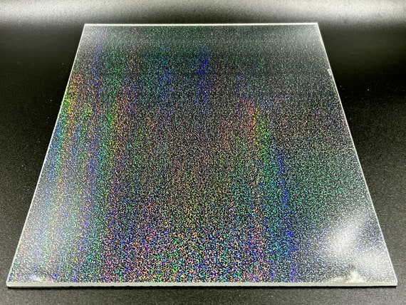 1/16" Acrylic Iridescent/Radiant Sheet - 12"x12" Two-Sided Rainbow PMMA Sheet For Crafts - View #2