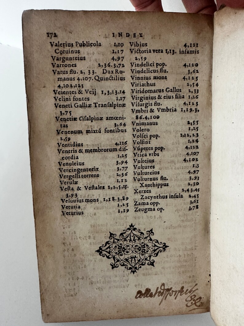 1609 Roman History in Vellum With Early collated and Perfect Note Etsy