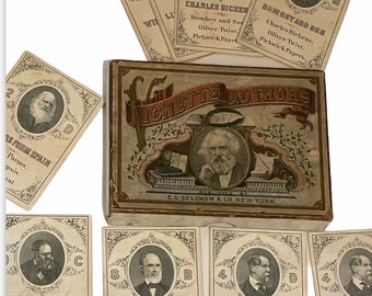 1874 Very Rare American BOOK Card Game