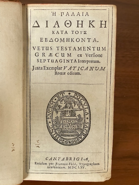 Printed 1665: A Puritan Bible With American Interest - Etsy