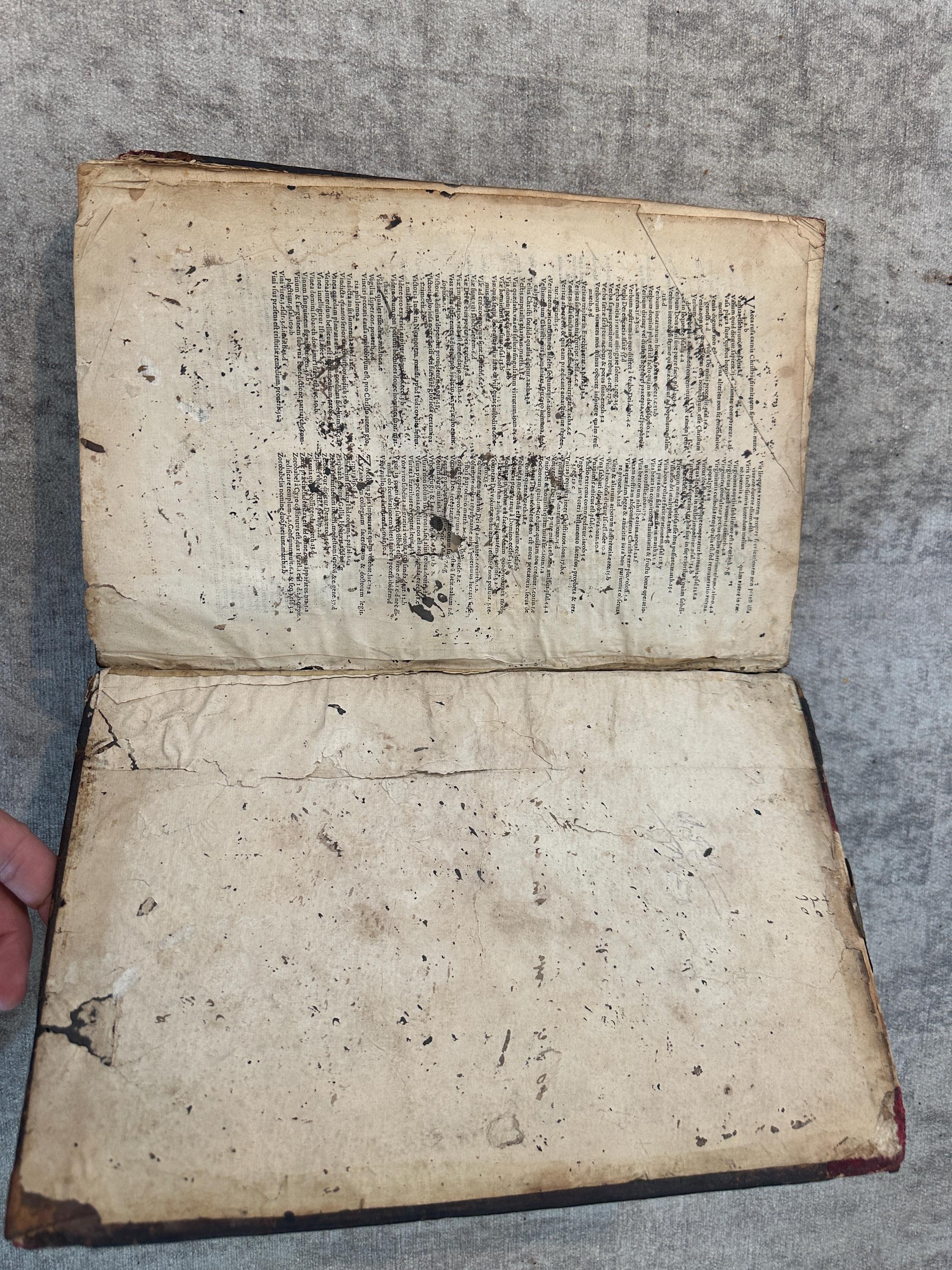 Rare Renaissance Bible in Latin, Published by the Heirs of Jacques ...