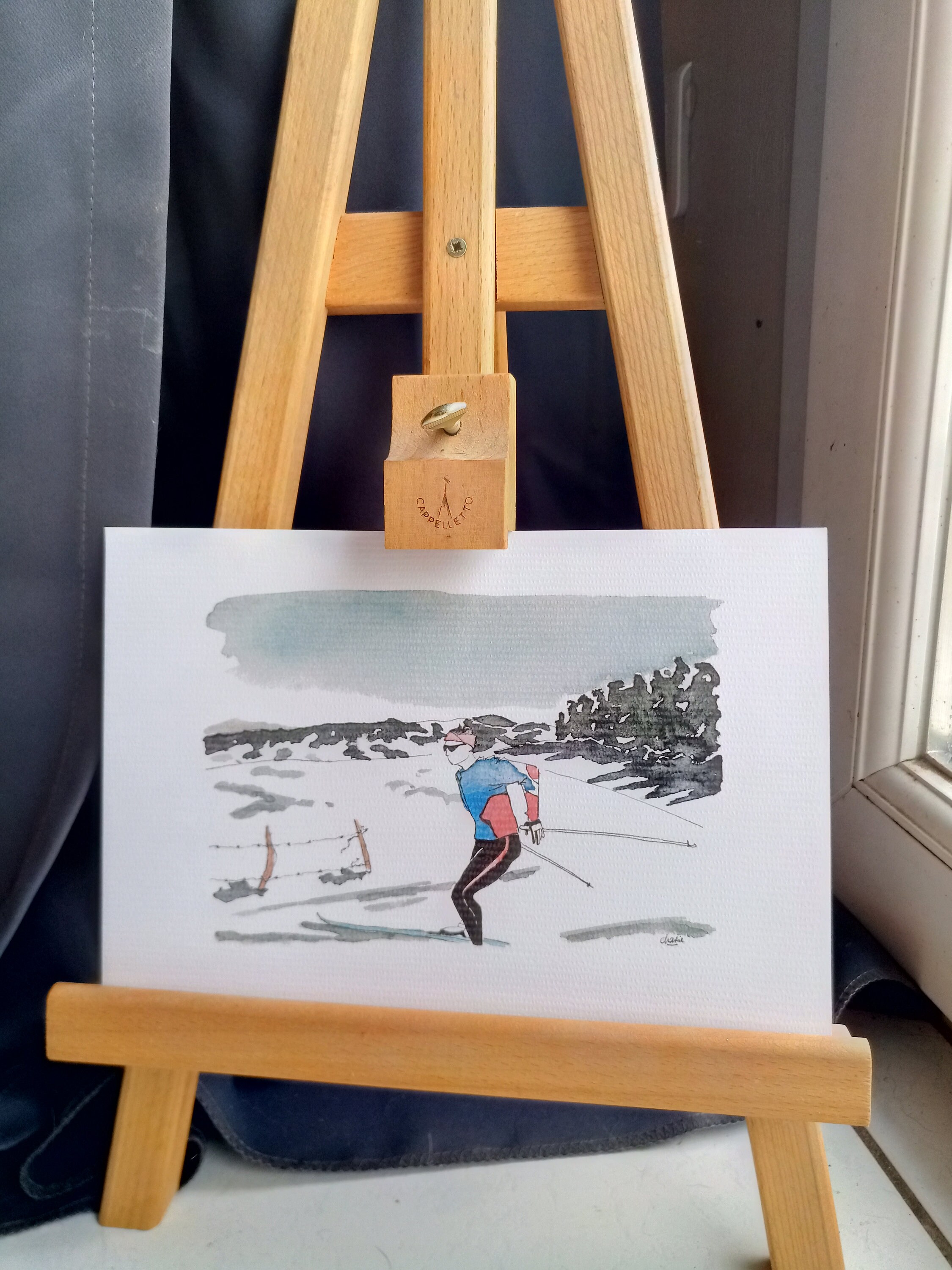 Skieur de Fond - Impression