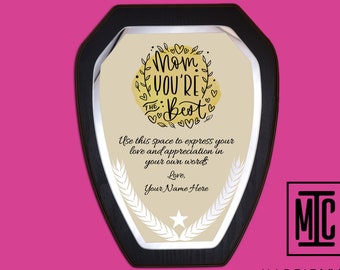Mother Appreciation Gift, Custom Plaque, Mothers Day gift, I Love You Mom, Custom Award, Gift for mom, Best Mom Gift, Best Mom Ever Gift