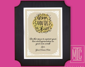 Best Mom Plaque, Plaque for Mom, Custom Award, Mother's Day gift, Wooden Award, Gift for Mom, Best Mom Award, Custom Plaque, Best Mom Ever