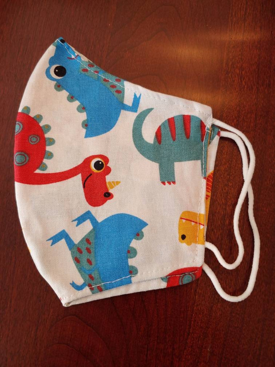 Dinosaur Face Masks kids and adult sizes Etsy