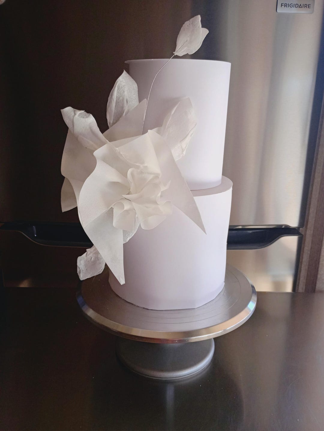 Wafer Paper Luxury Modern Wedding Cake Decorations Artsy - Etsy