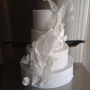 Modern Wafer Paper Decoration Wafer Paper Sails Wafer Paper -  Wedding Cake Elegant