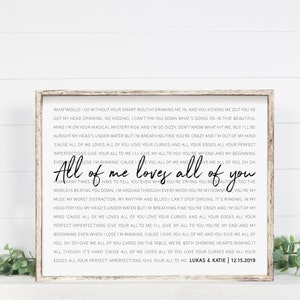 Valentine&#39;s Day Gift for Him, Custom Song Lyrics Wall Art, Wedding Song Lyrics Gift, Song Lyrics Print, Paper Anniversary Gift For Husband