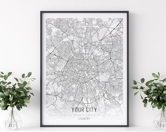 Printable City Map | Etsy