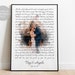Song Lyrics Wall Art, First Dance Song Lyrics Art, 1st Anniversary Gift For Husband, Wedding Song Lyric Print, Christmas Gift from Wife