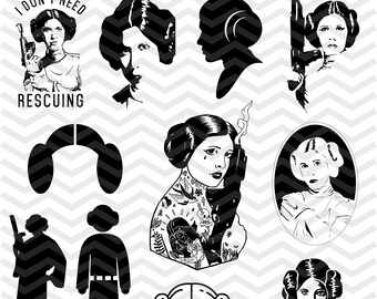 Free Free 184 Clip Art Princess Leia Svg SVG PNG EPS DXF File