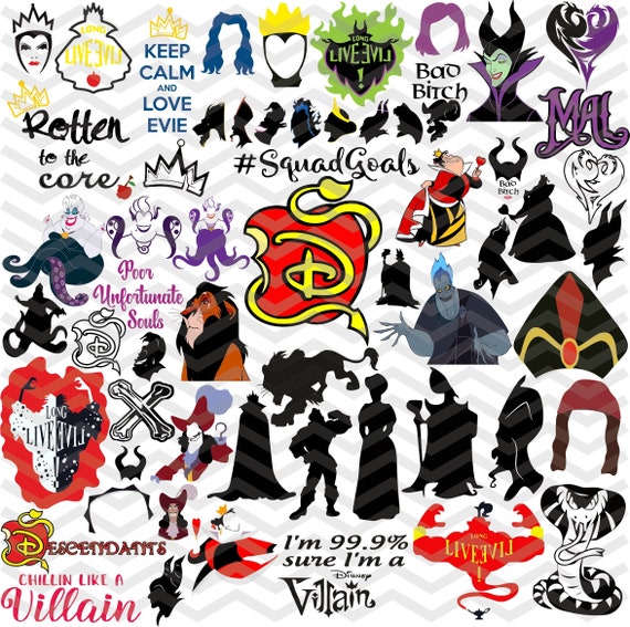 Download Descendants svg52 Disney Villain SVG52Villain disneyDisney ...