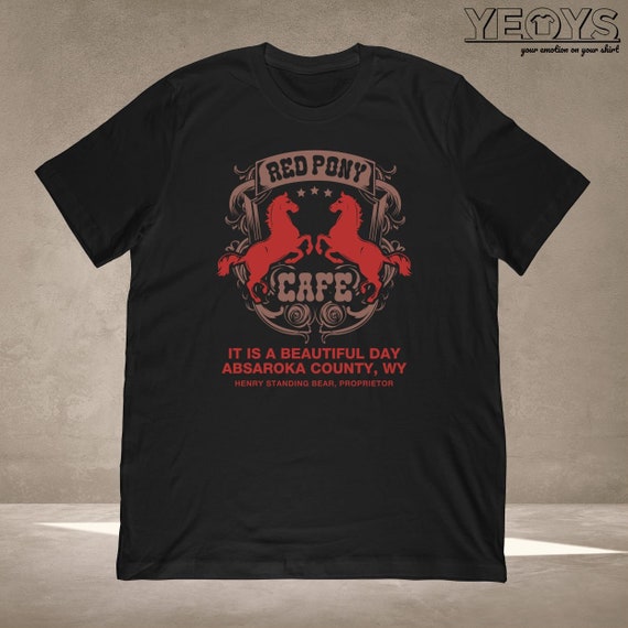 red pony cafe t shirt