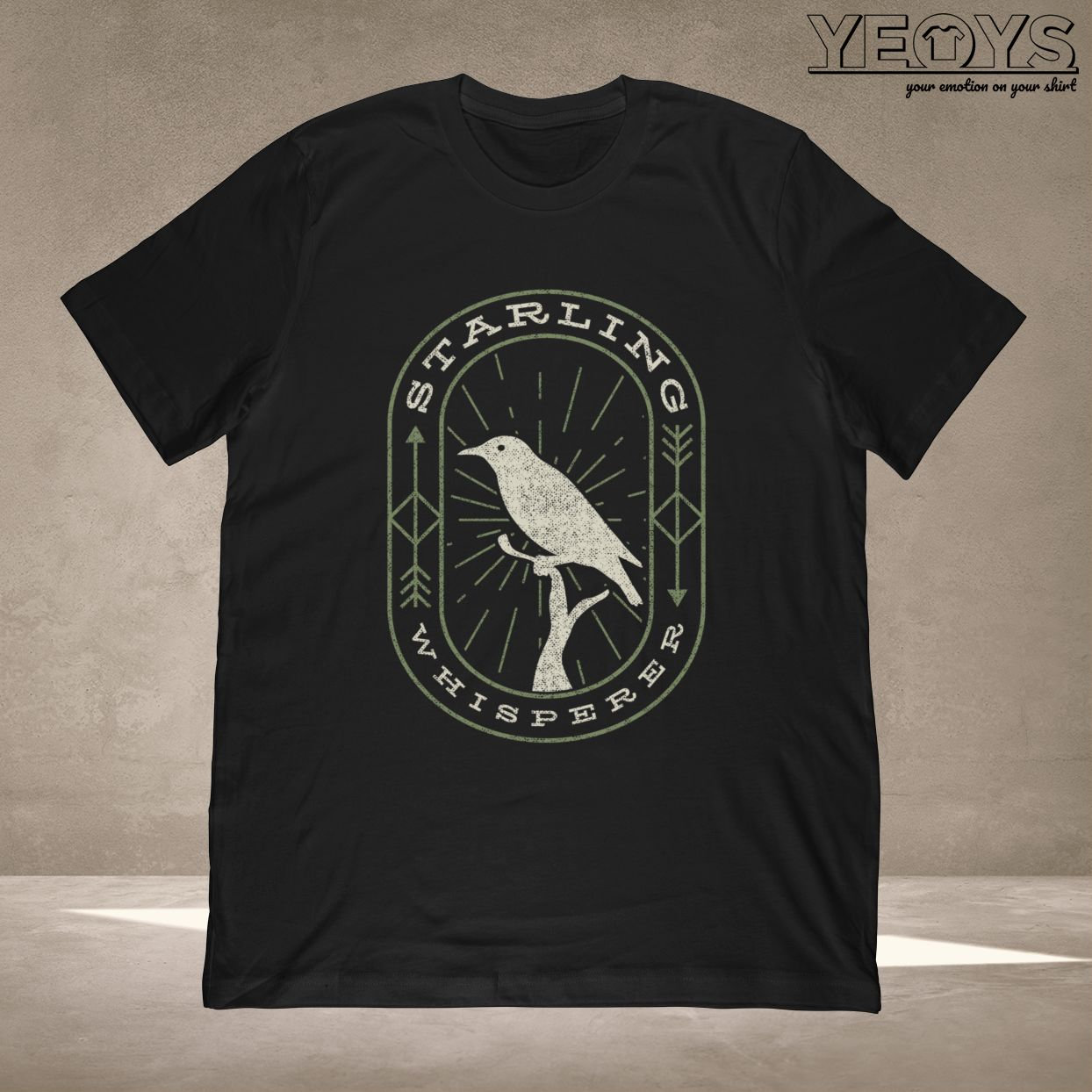 Starling Whisperer T-Shirt | Funny Birding Gift for Birdwatcher + Ornithologist | Unisex Tee, Tank Top, Hoodie, Mug