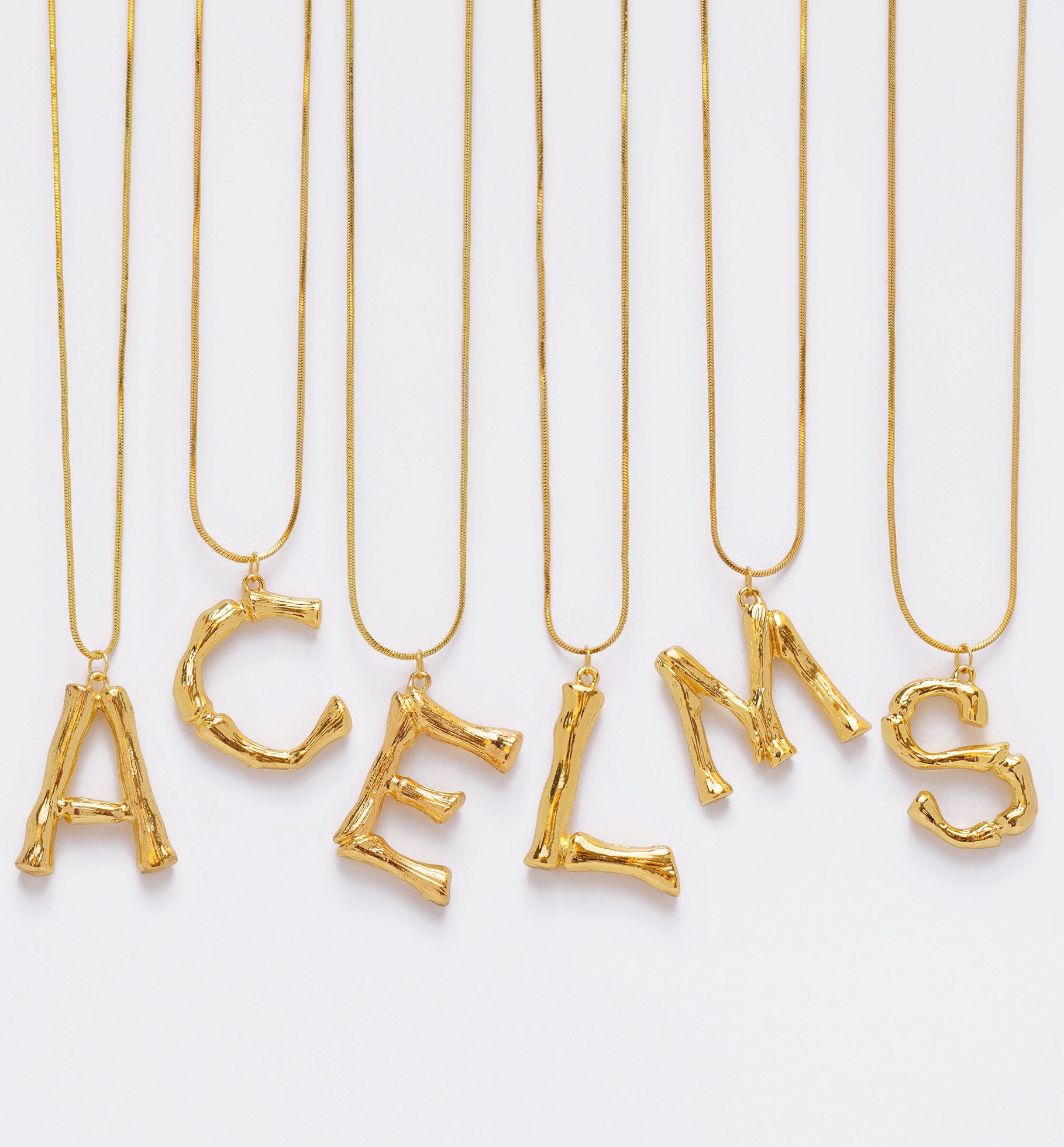 Celine Alphabet A Necklace