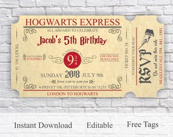 Harry Potter Birthday Etsy