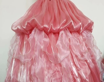 Jellyfish Pink Dress Skirt Dual use Halloween Skirt Handmade Custom Personalize