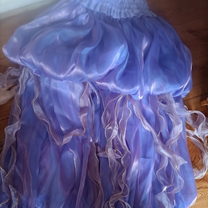 Jellyfish Purple Dress Skirt Dual use Halloween Skirt Handmade Custom Personalize