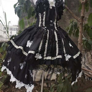 Butterflies In The Night Dress JSK Handmade Prom