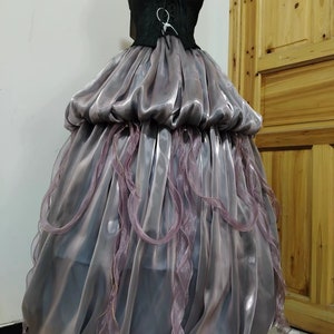 Jellyfish Gray Dress Skirt Dual use Halloween Skirt Handmade Custom Personalize