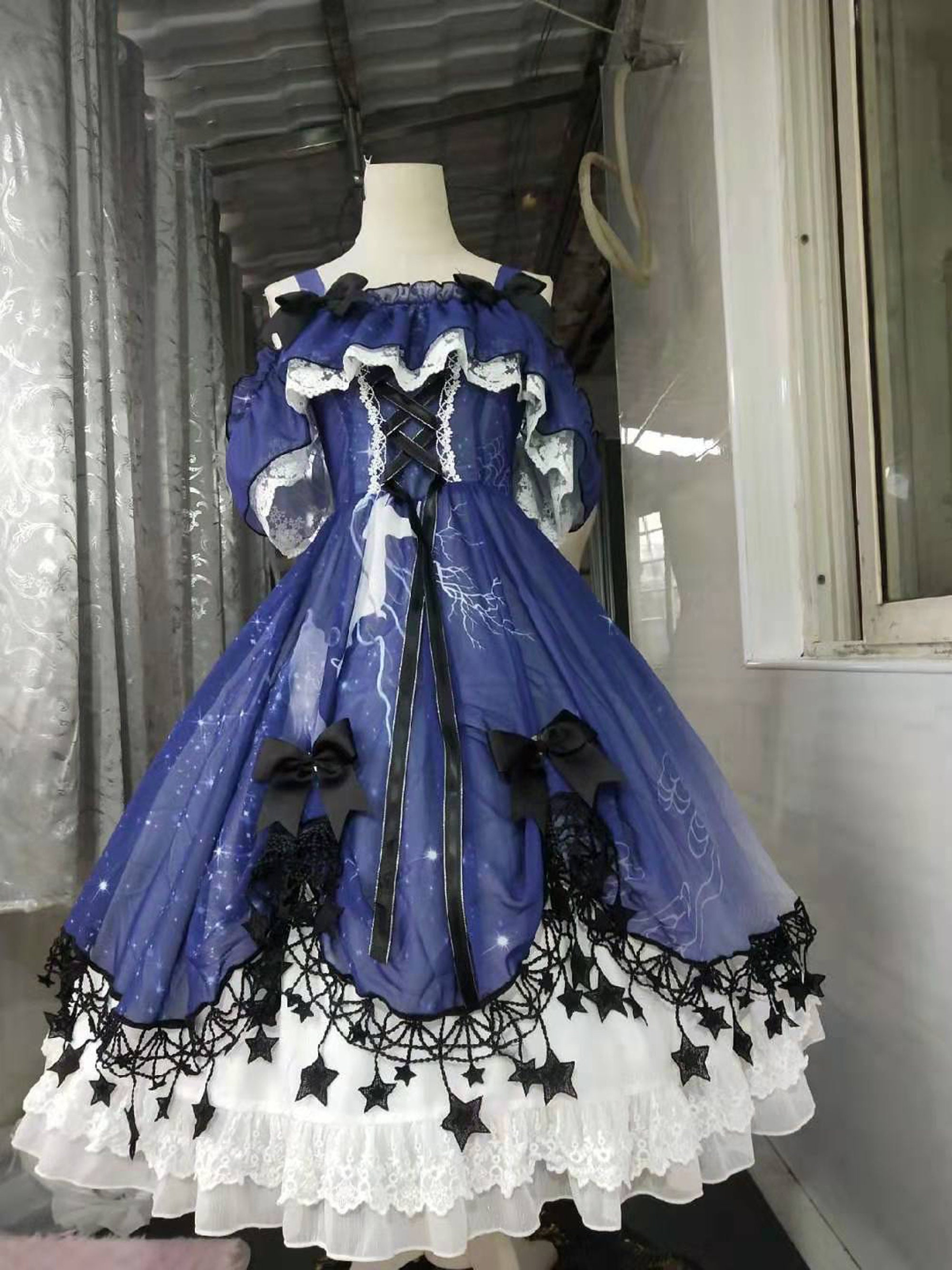 Ghost blue star clearance dress