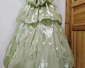 Jellyfish Green Dress/trailing Tendrils/halloween Skirt Handmade Custom Personalize - Etsy Jellyfish Green Dress/trailing Tendrils/halloween Skirt Handmade Custom Personalize - Etsy