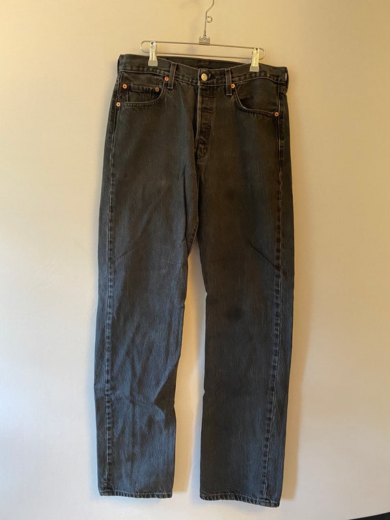 Vintage Black 501’s in nice worn condition. 34 x … - image 2