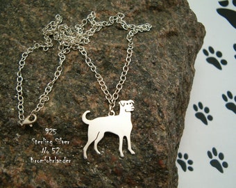 Collier Kromfohrländer pour son collier d’anniversaire cadeau pendentif chien argent 925 pour amis de race de chien collier argent