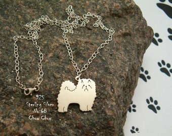 Necklace Chow chow  necklace for her for birthday gift necklace pendant dog sterling silver 925 dog for friends pendant trendy handmade